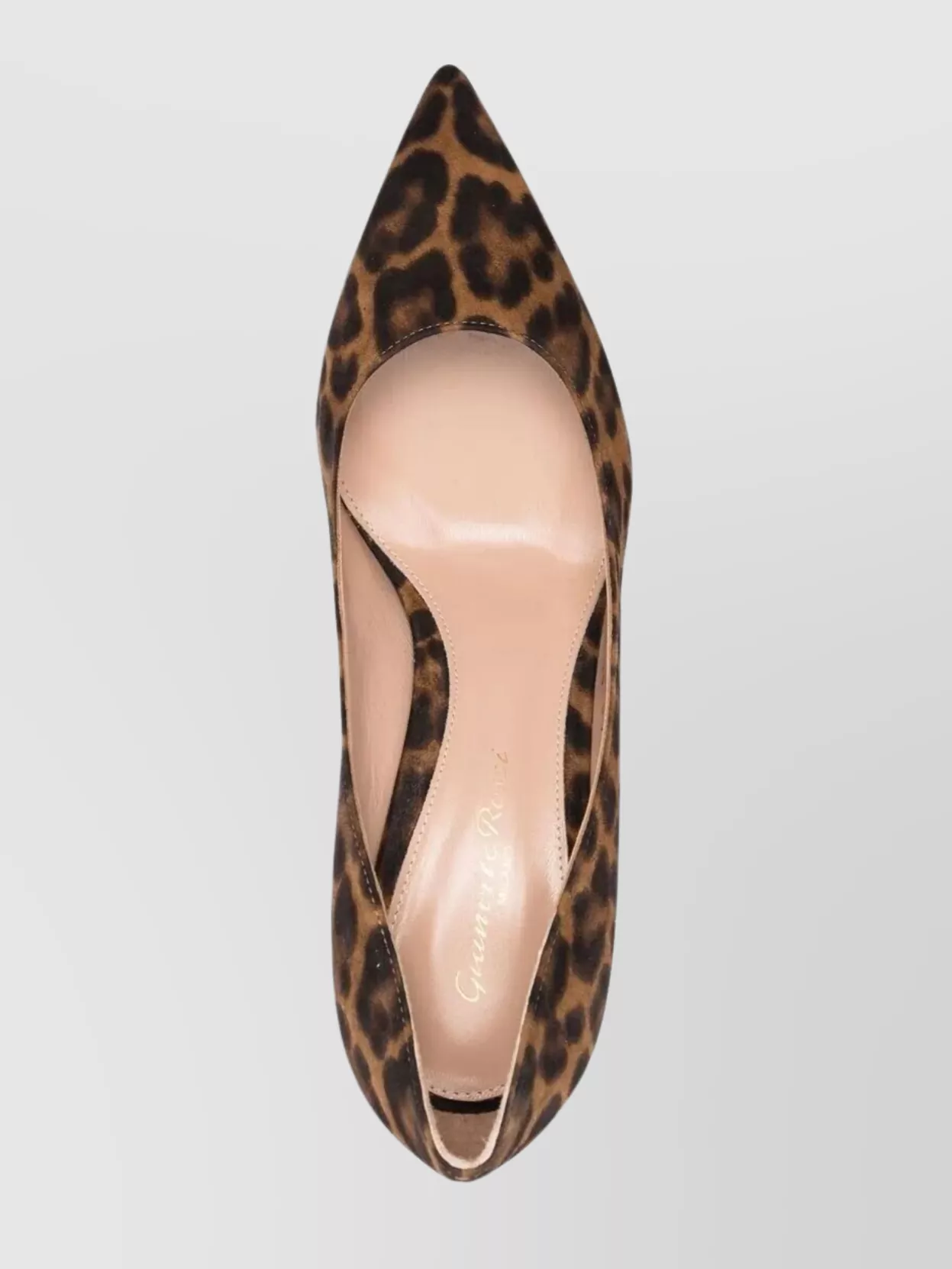 Gianvito Rossi Leopard Print Pointed Toe Stiletto Pumps
