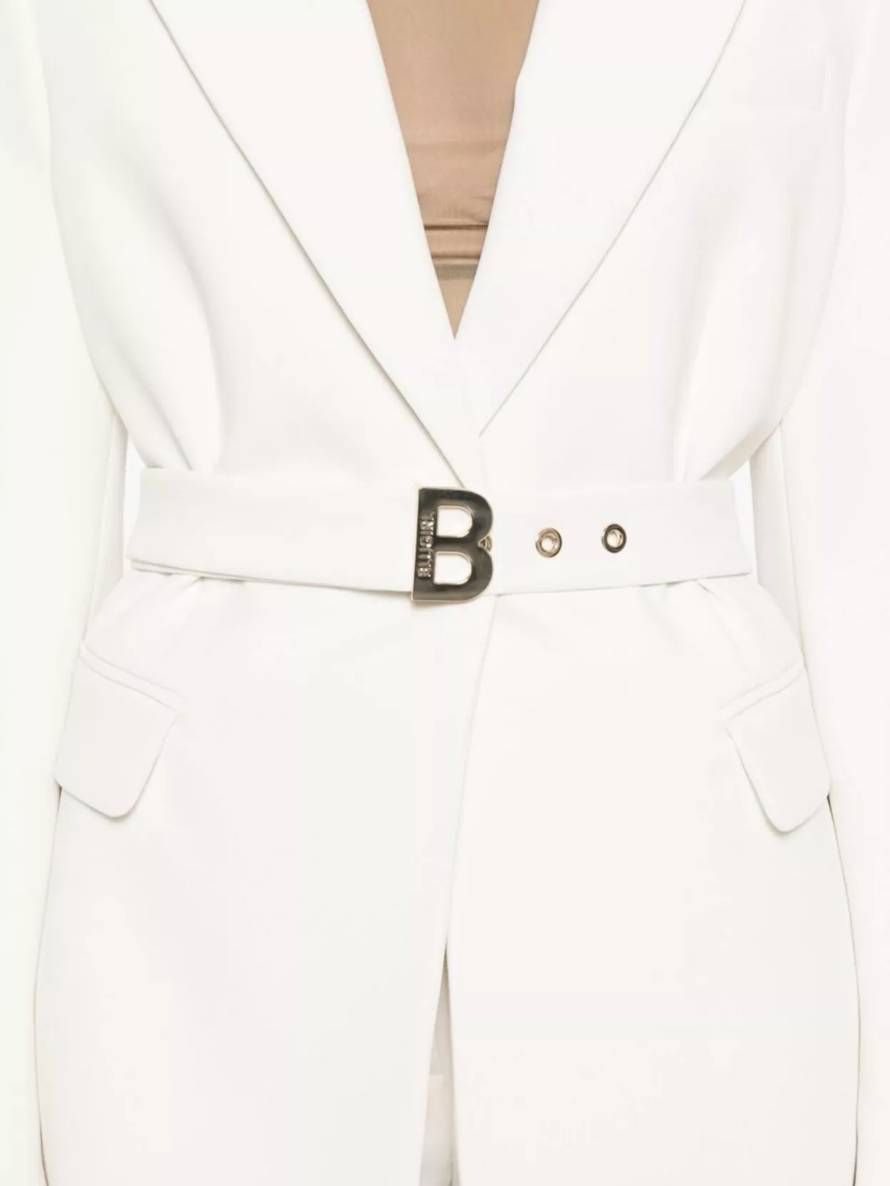 Blugirl Blazer Belted Cuffs Buttoned