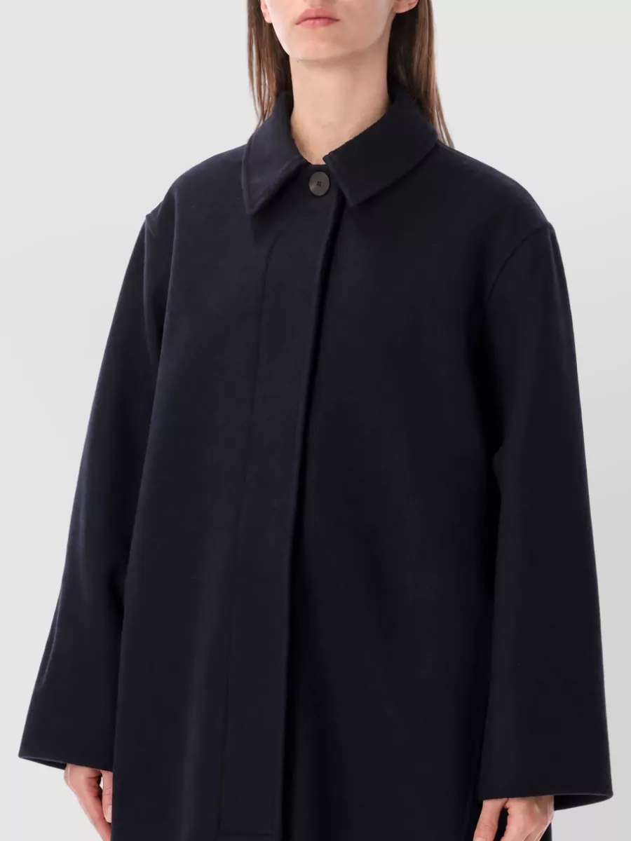 Studio Nicholson Wool Single Breasted Coat