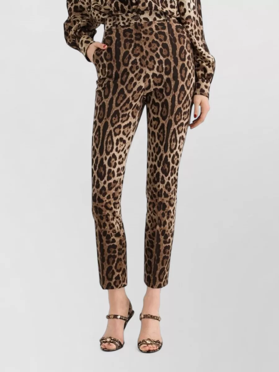 Dolce&Gabbana Wool Slim-Fit Trousers