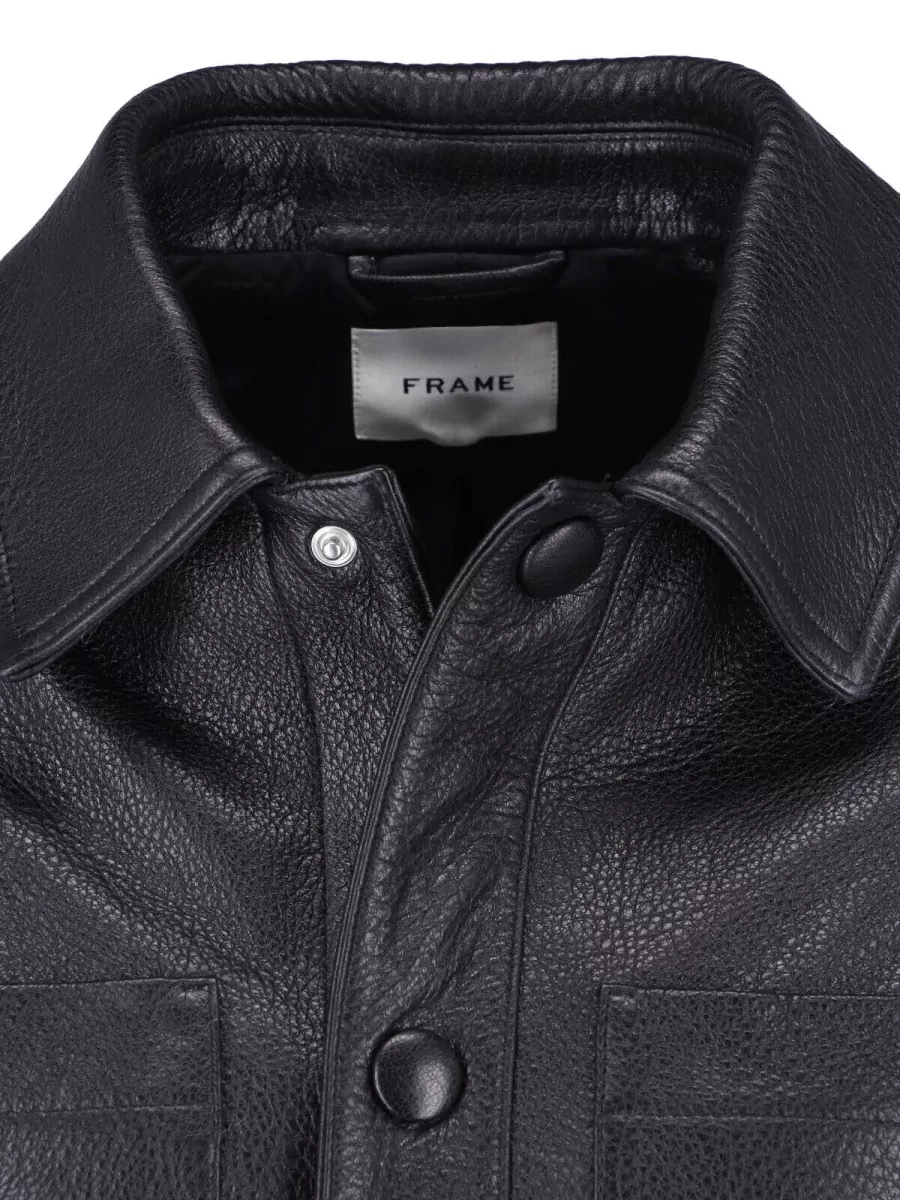 Frame Leather Coat