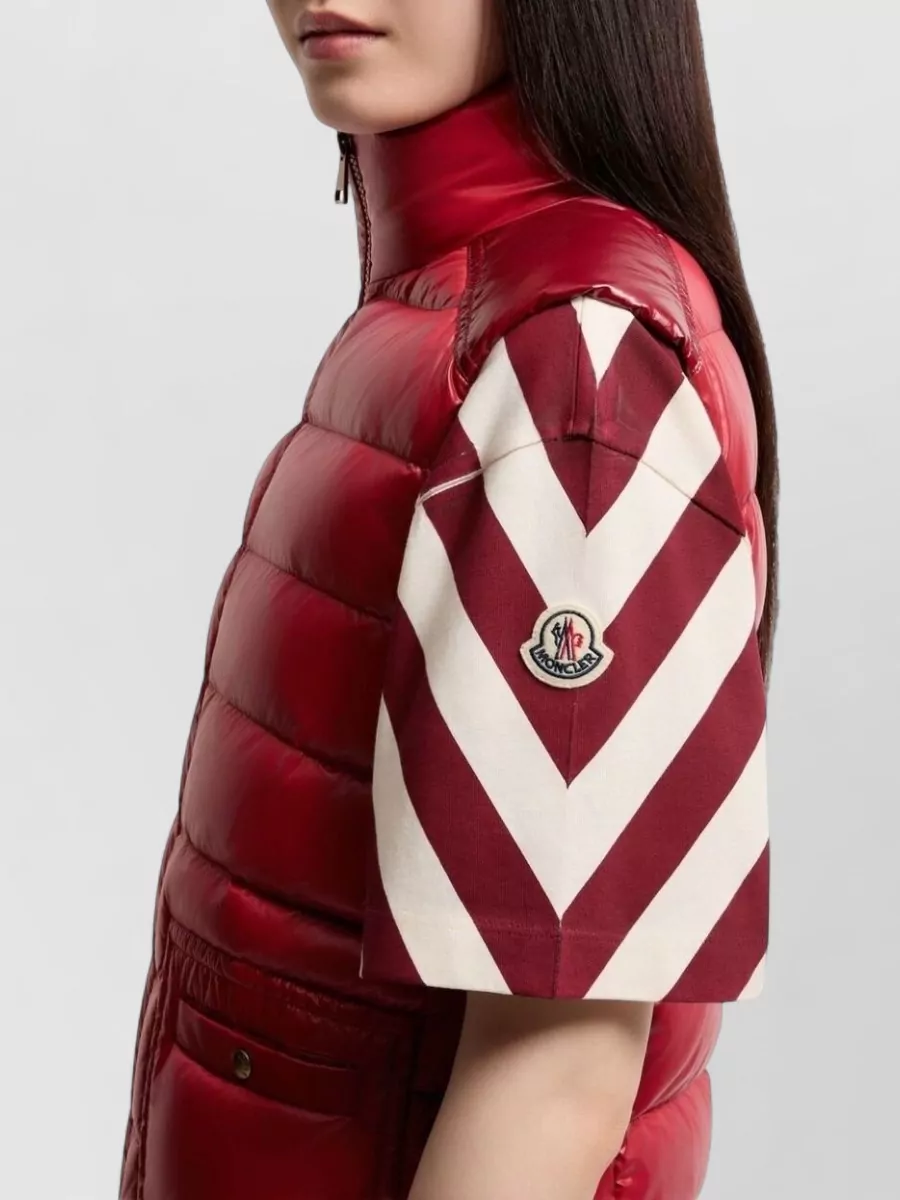 Moncler Down Cropped Slim-Fit Vest