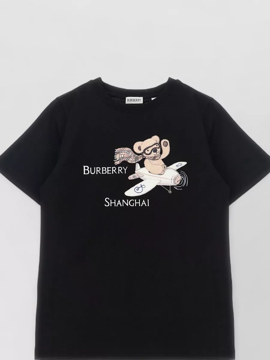 Burberry cotton printed t-shirt