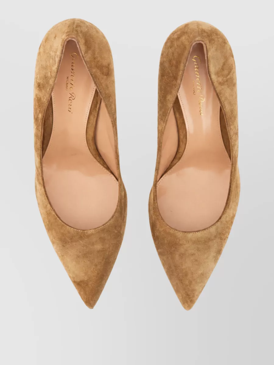 Gianvito Rossi Suede Leather High-Heel Pumps