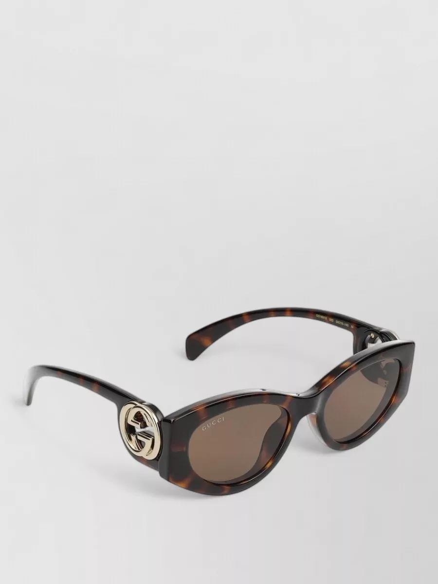 Gucci Havana Cat-Eye Sunglasses