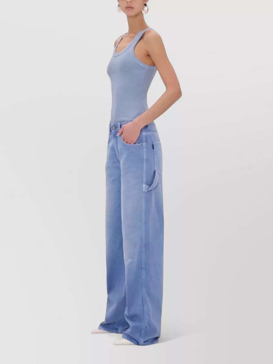 Haikure Winona Bull Wide Leg Denim Trousers