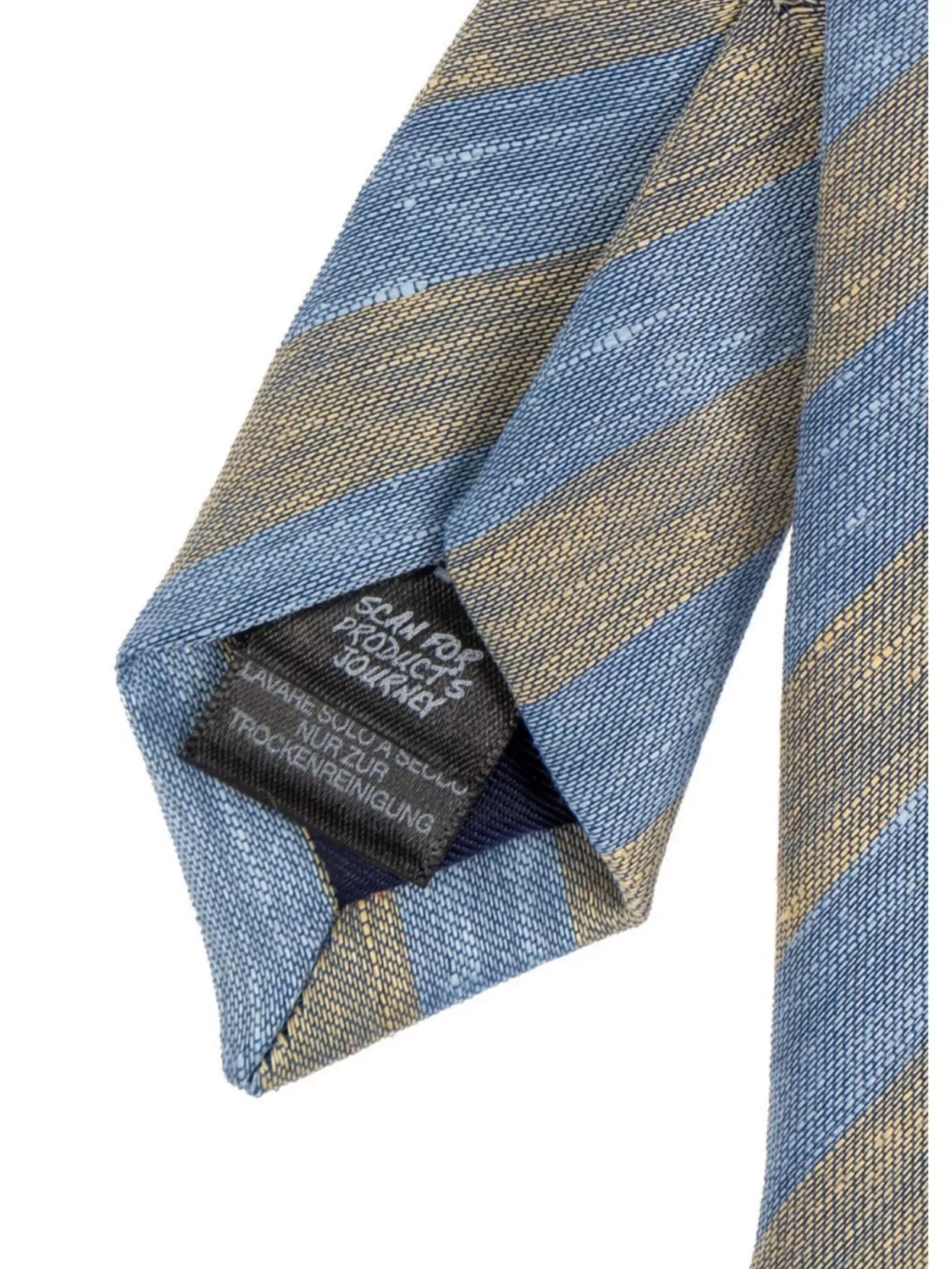 Paul Smith Men's Striped Slub Tie 8Cm