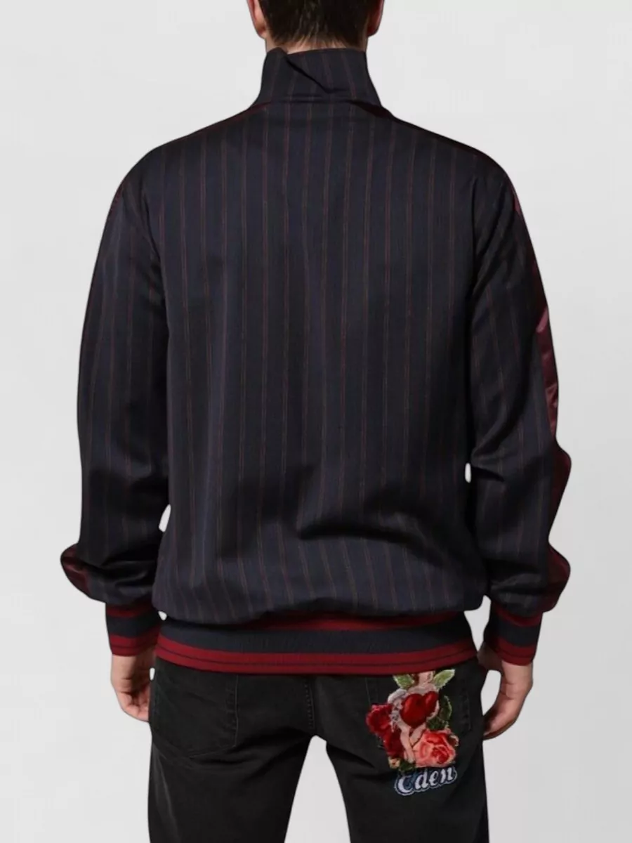 Dolce&Gabbana Striped Zip-Up Track Jacket
