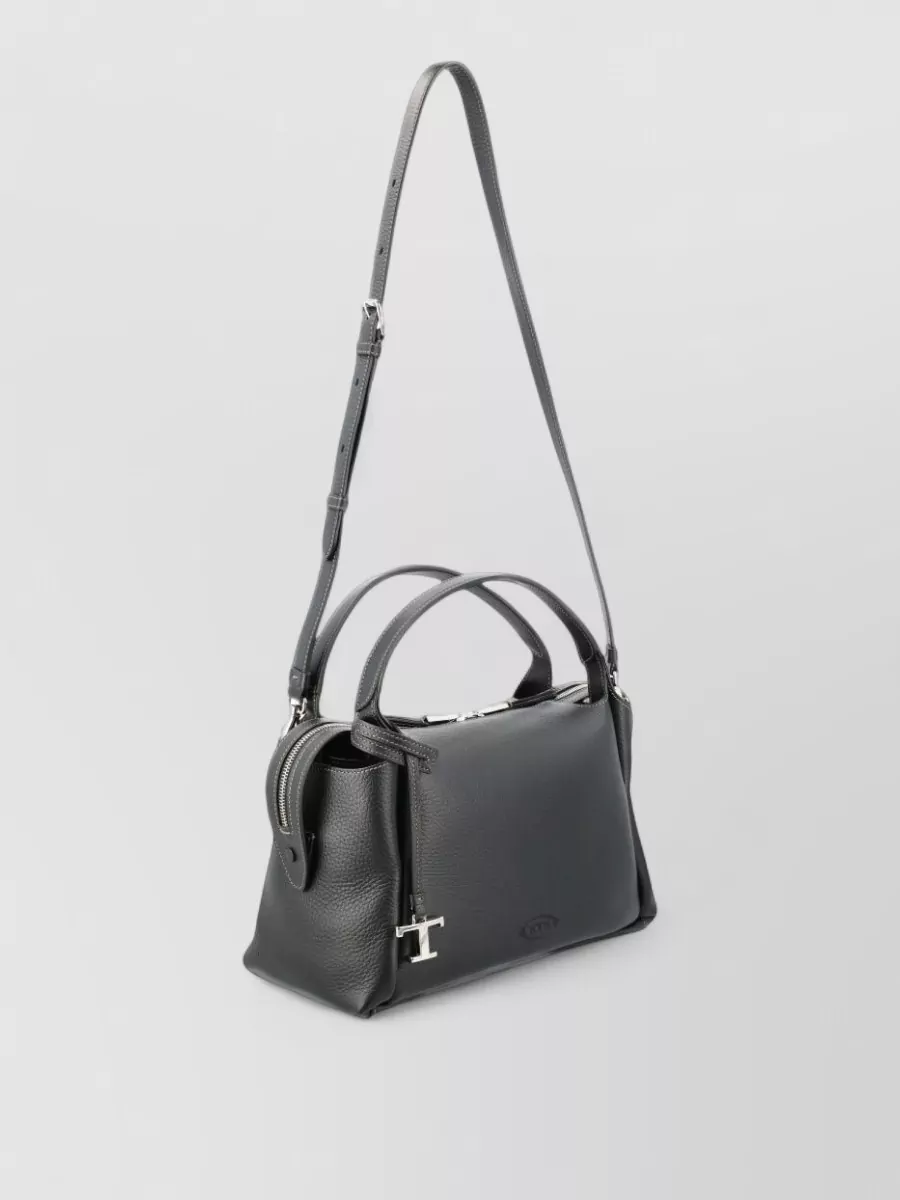 Tod's Hand Small Leather Shoulder Bag