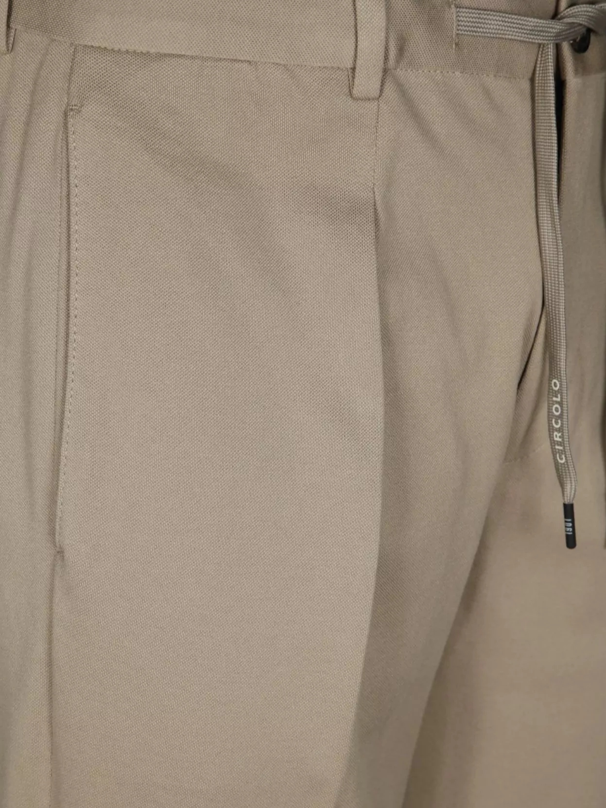 Circolo 1901 Piquet Pleated Drawstring Trousers