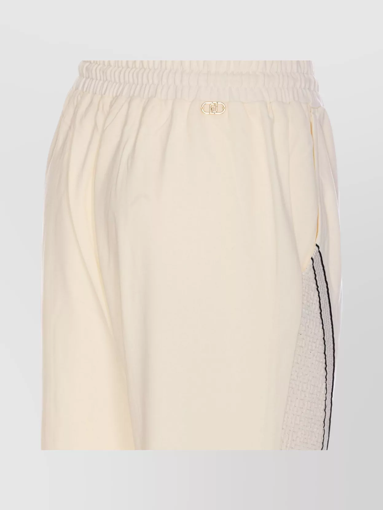 Liu •jo Drawstring Waist Trousers With Side Band Detail