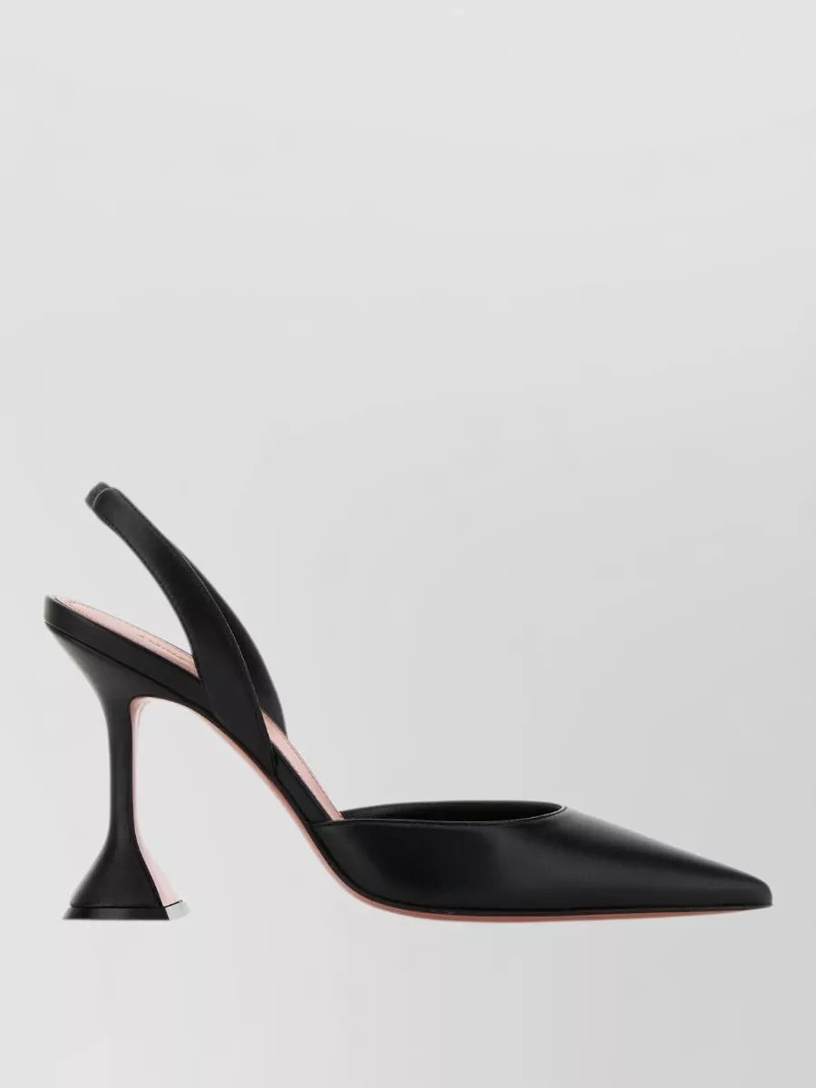 Amina Muaddi Leather Slingback Mules