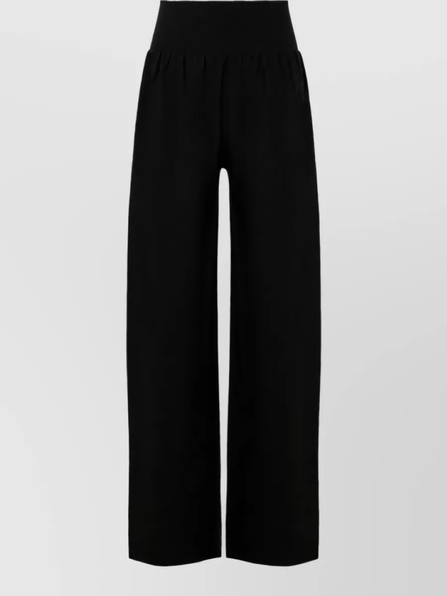 Wolford Wool high-rise wide-leg trousers