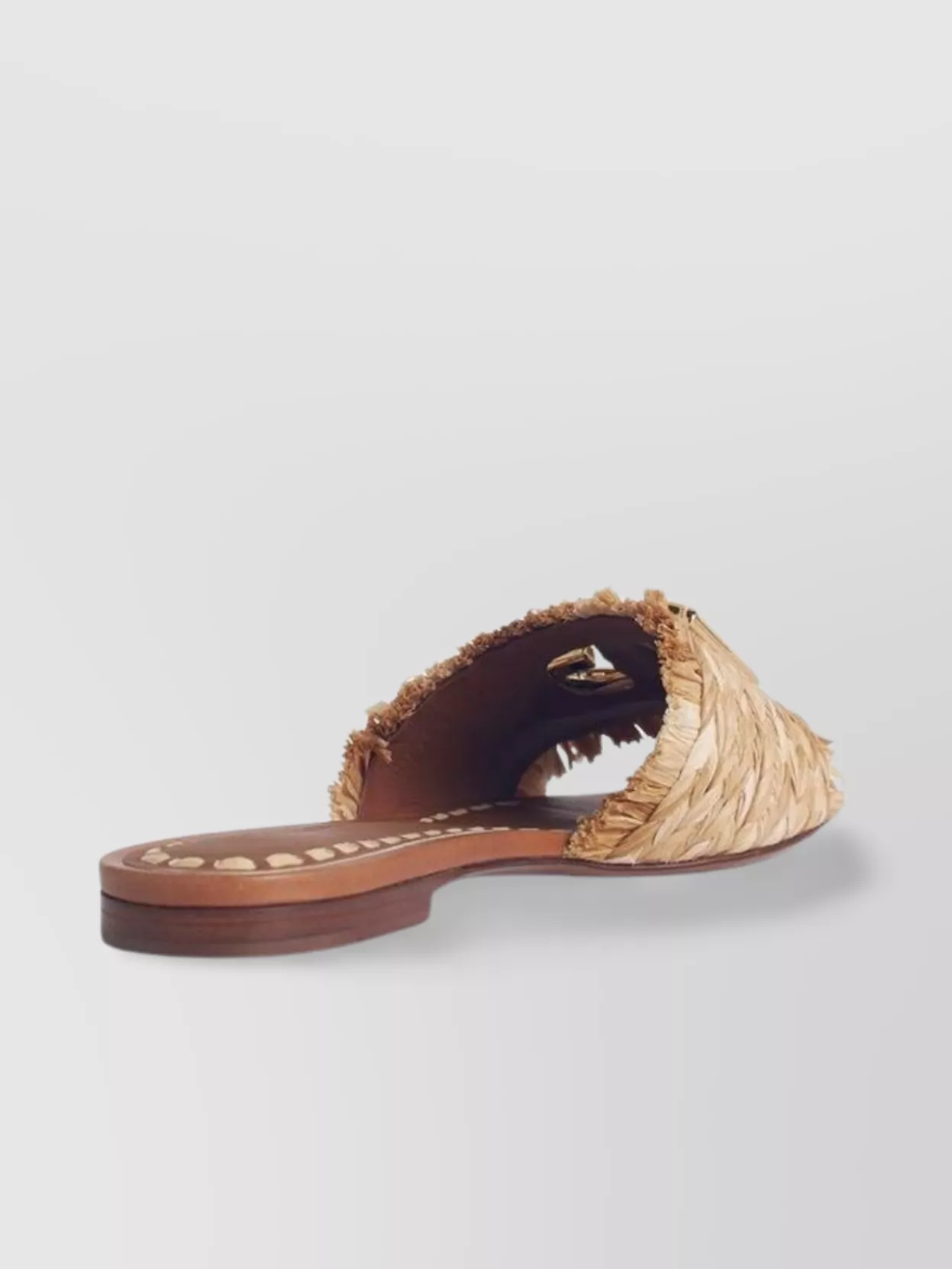 Dolce&Gabbana Woven Texture Slip-On Sandal