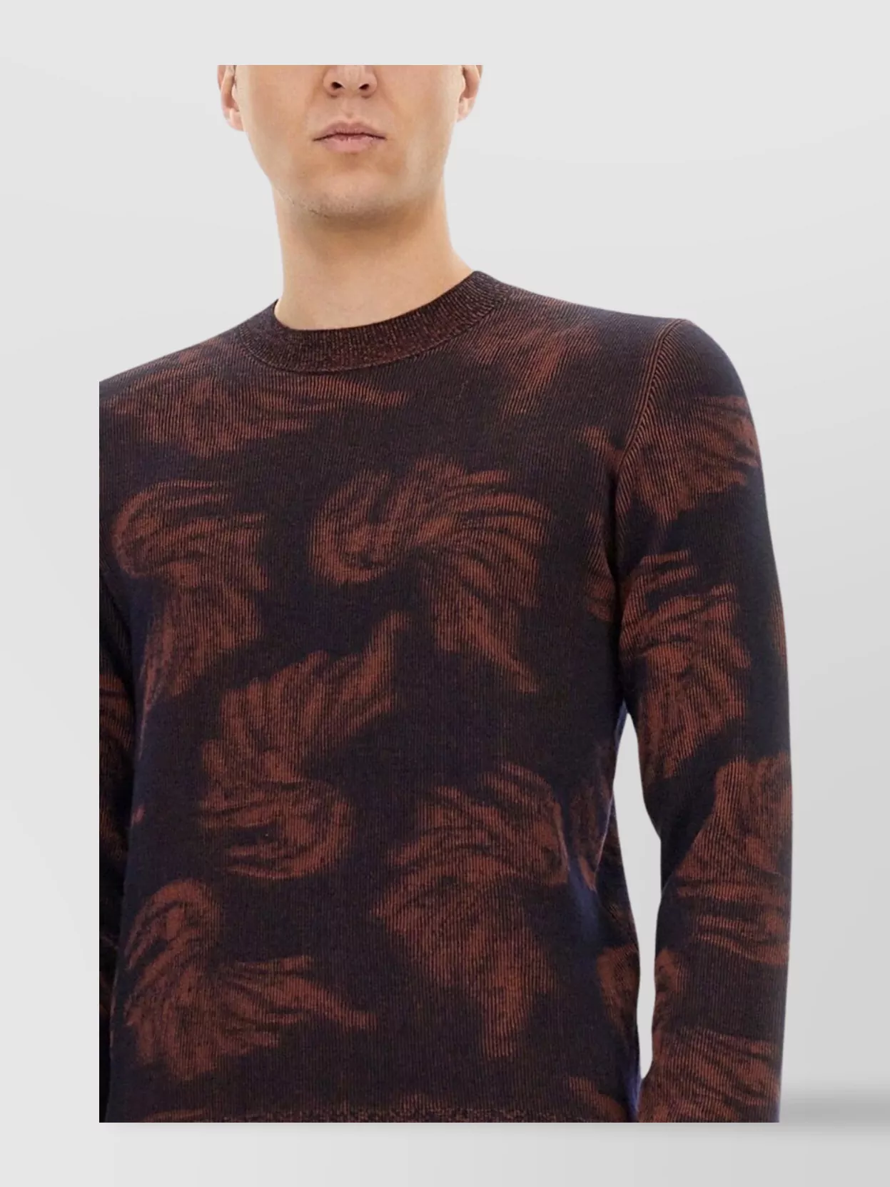 Dries Van Noten Abstract Patterned Crew Neck Knitwear