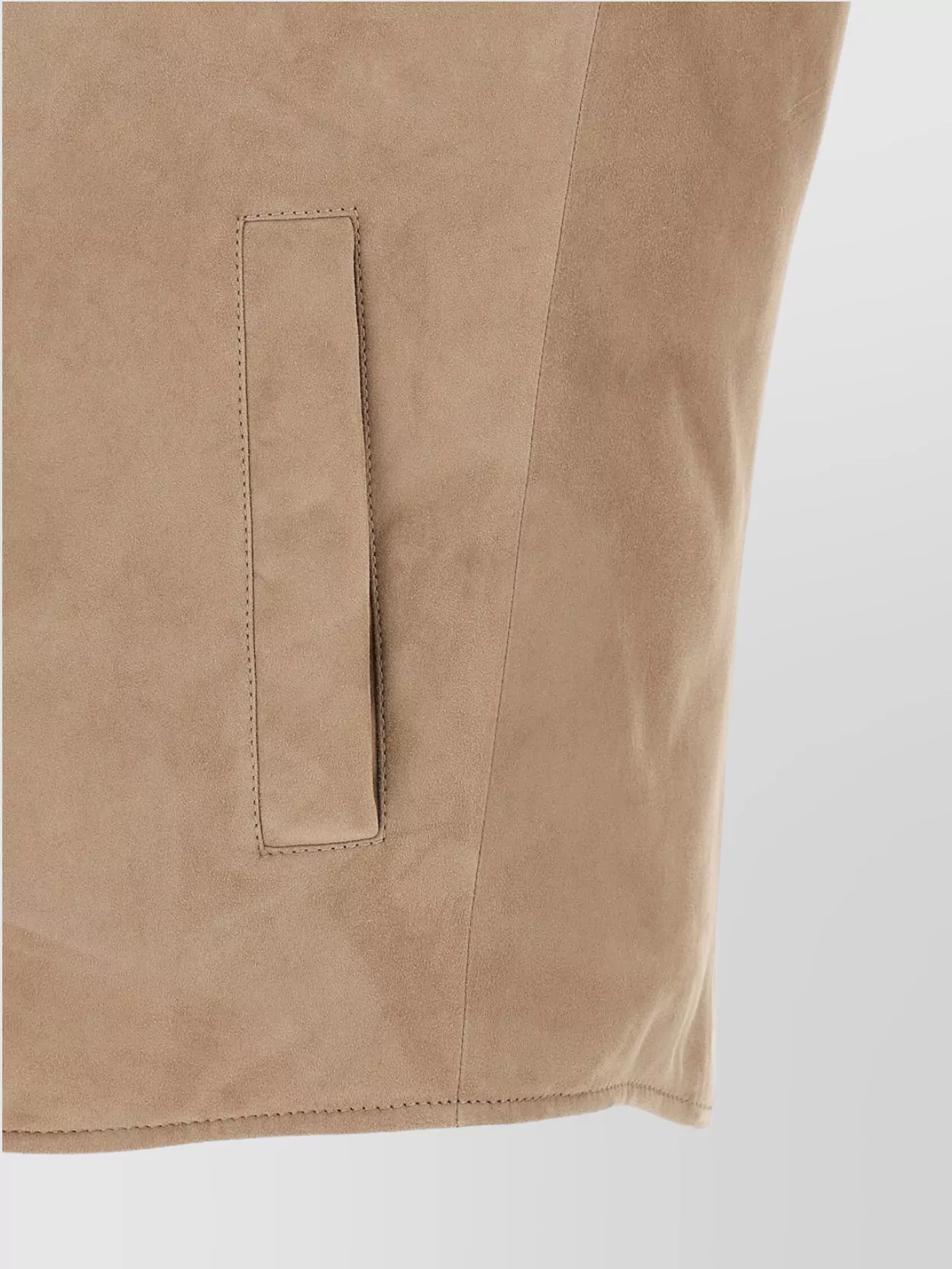 Brunello Cucinelli High Collar Sleeveless Side Pockets Vest
