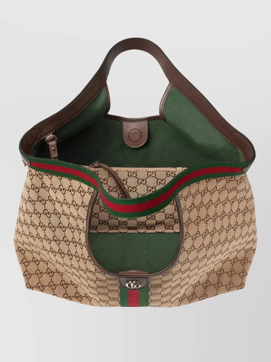 Gucci Giglio Large Fabric Tote Bag