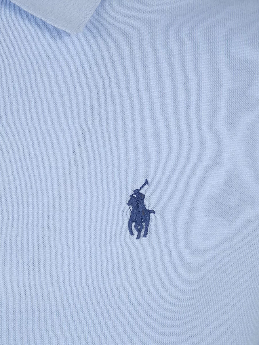 Polo Ralph Lauren Short Sleeve Knit Polo Neck Top