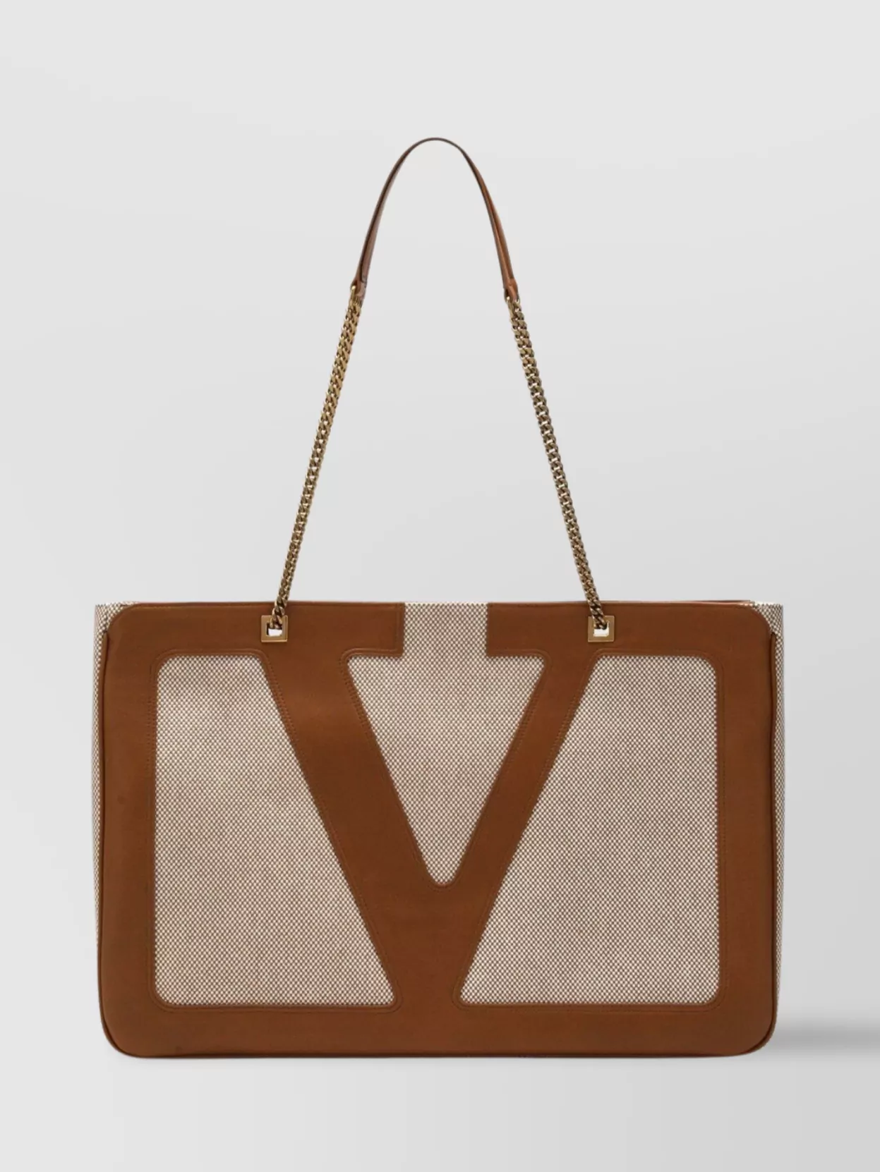 Valentino Garavani Canvas Large Shoulder Bag