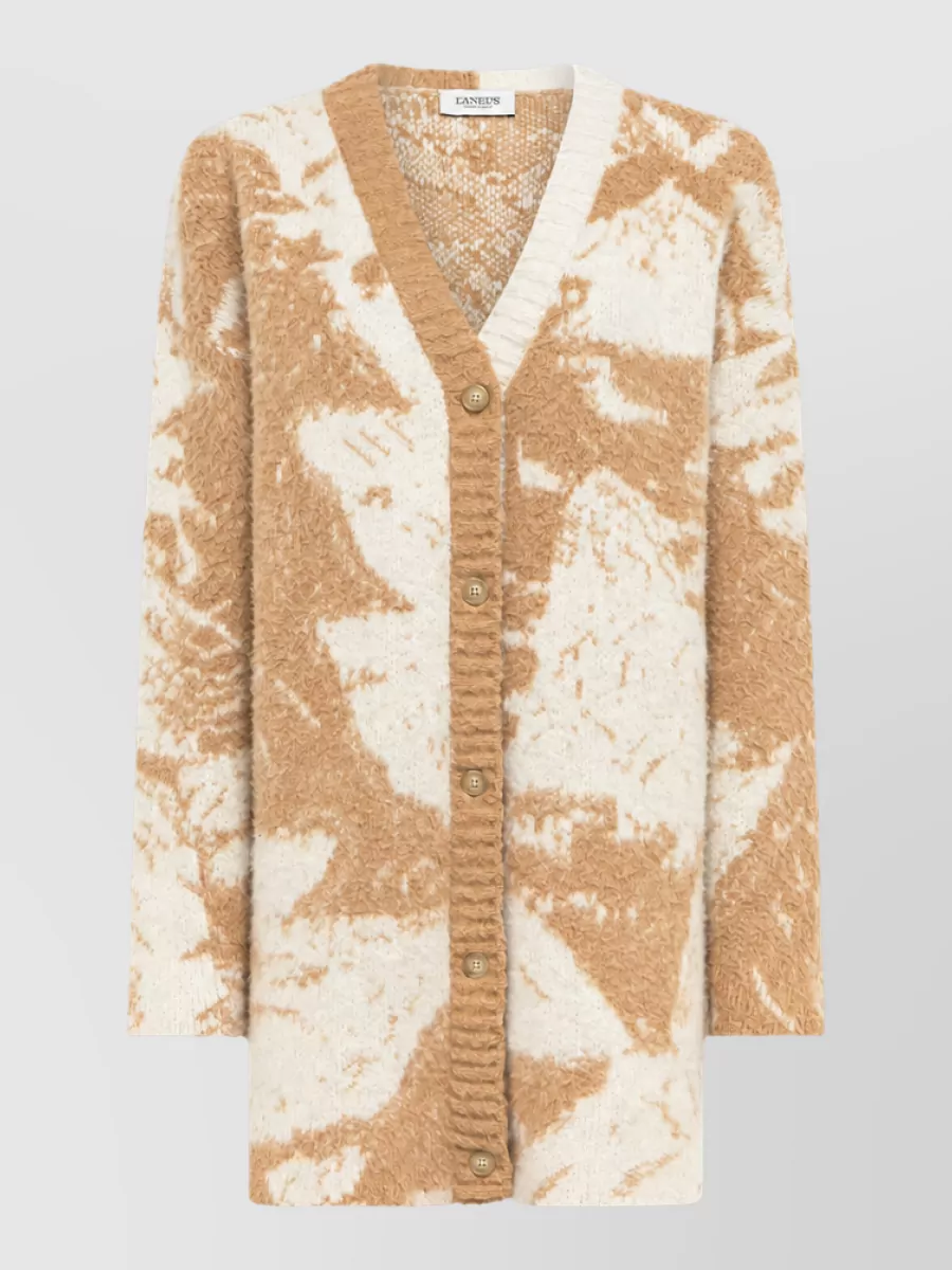 Laneus chunky-knit cardigan