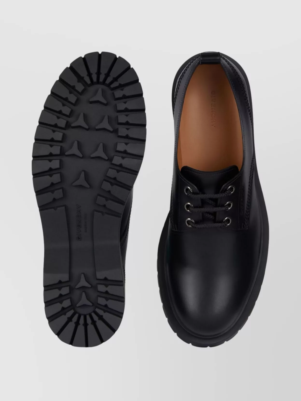 Givenchy Brushed Bull Leather Loafers With Pull Tab