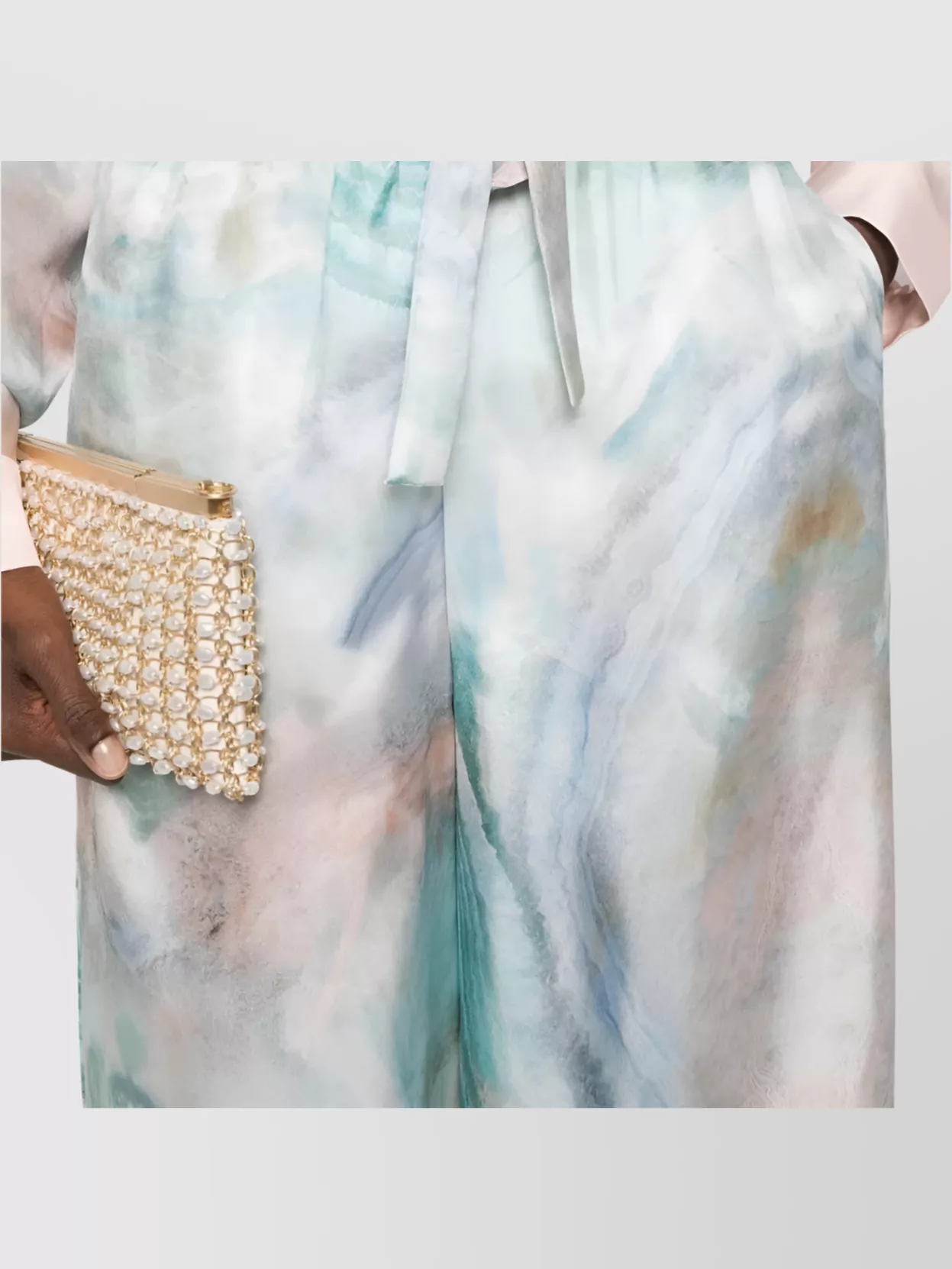 Zimmermann Silk Wide-Leg Drawstring Trousers