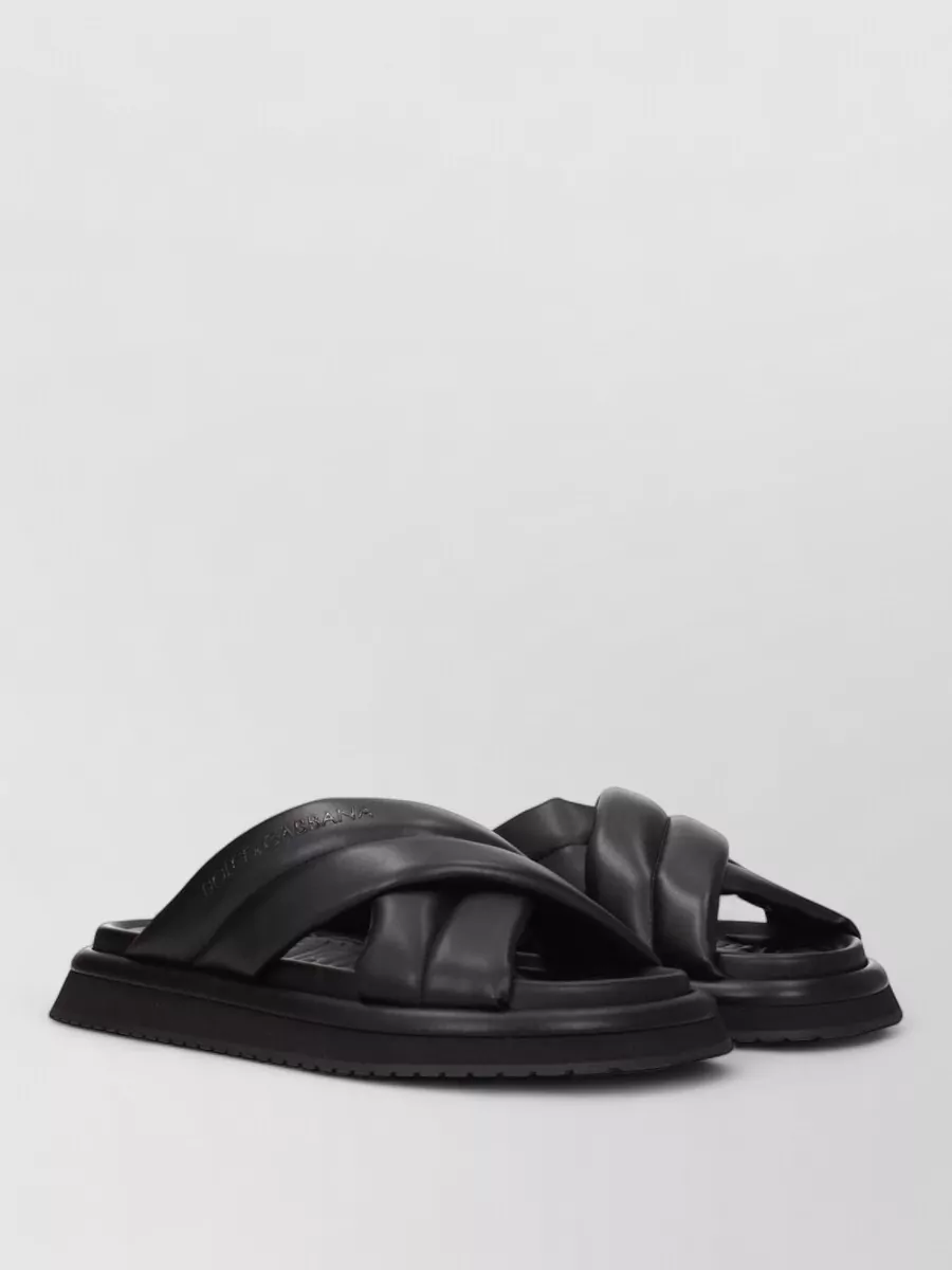 Dolce&Gabbana Leather Slides