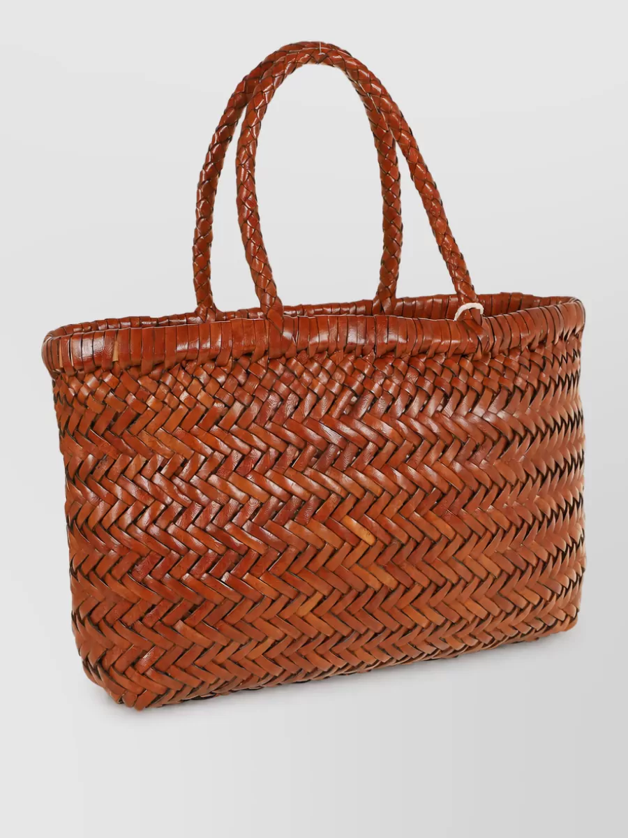 Dragon Diffusion Mini Flat Gora Leather Tote Bag