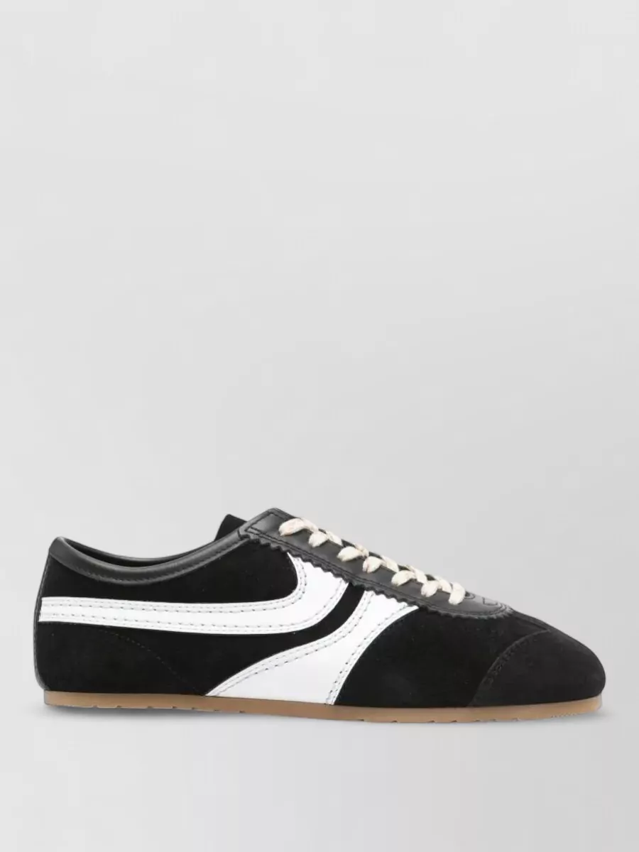Dries Van Noten Leather Low-Top Sneakers