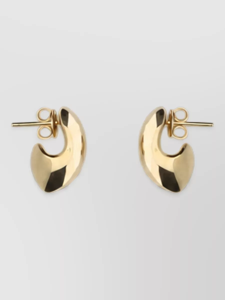 Bottega Veneta small disc earrings