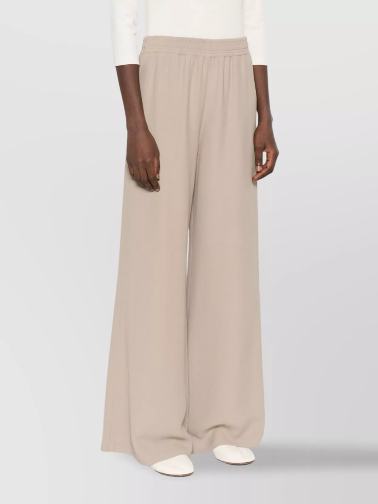 Fabiana Filippi Full Length Trousers With Wide Leg Design