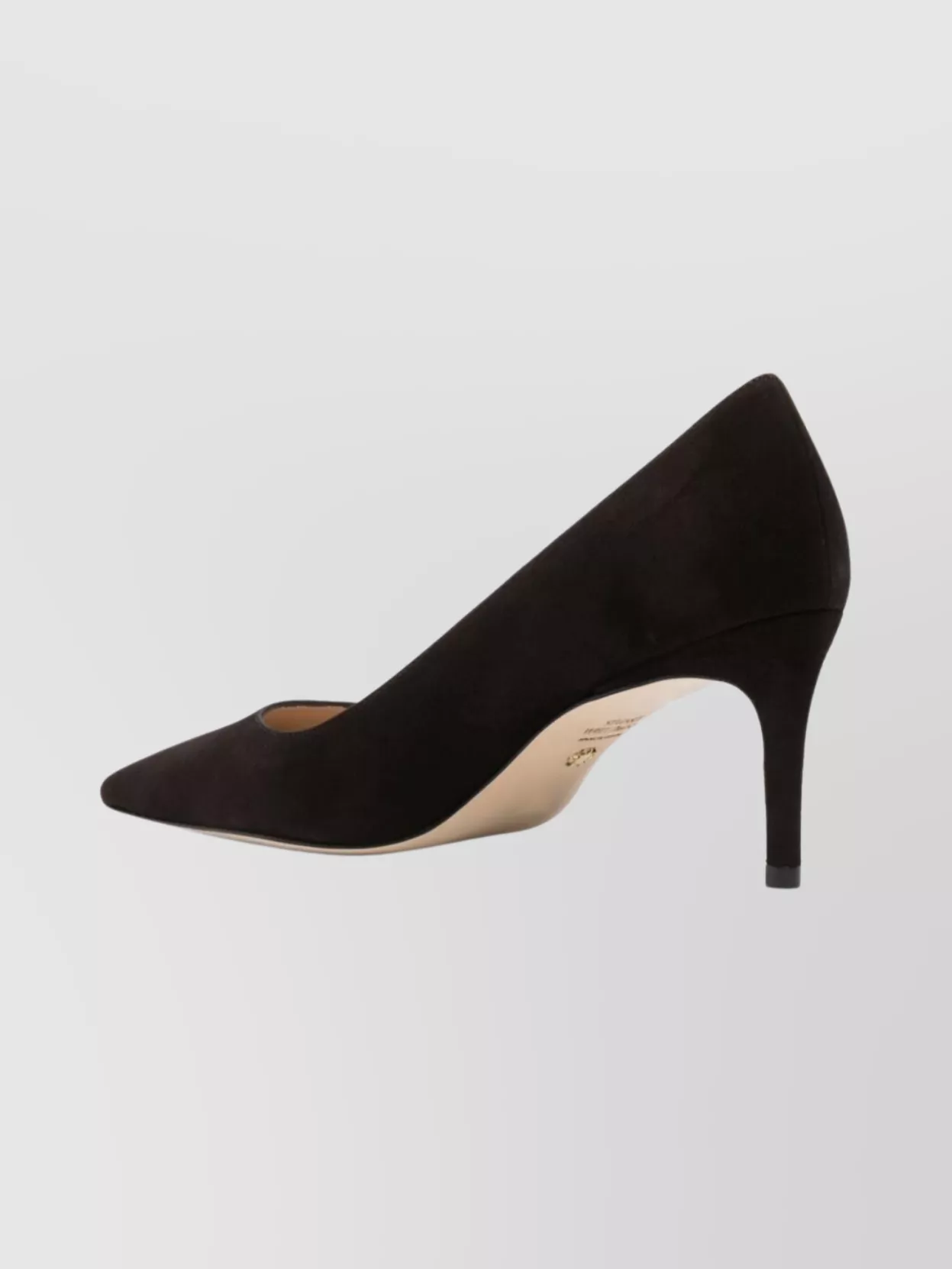 Stuart Weitzman Suede Pointed Toe Stiletto Heel Pumps