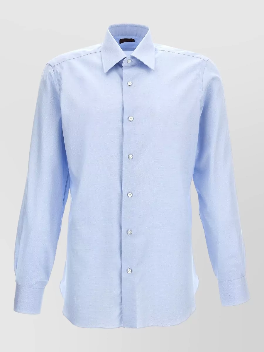Barba cotton journey long-sleeve shirt