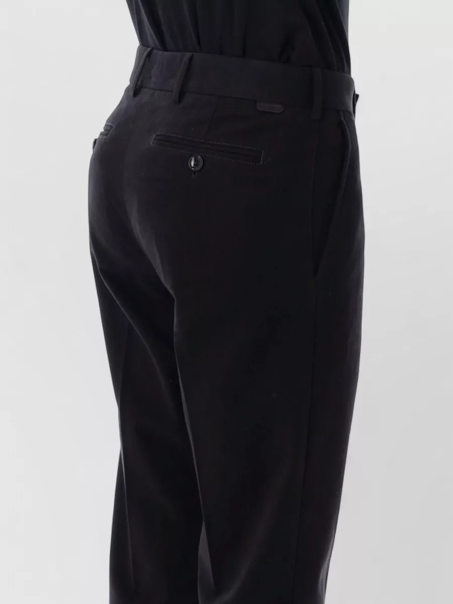 Tom Ford Cotton Chino Trousers Belt Loops Pockets