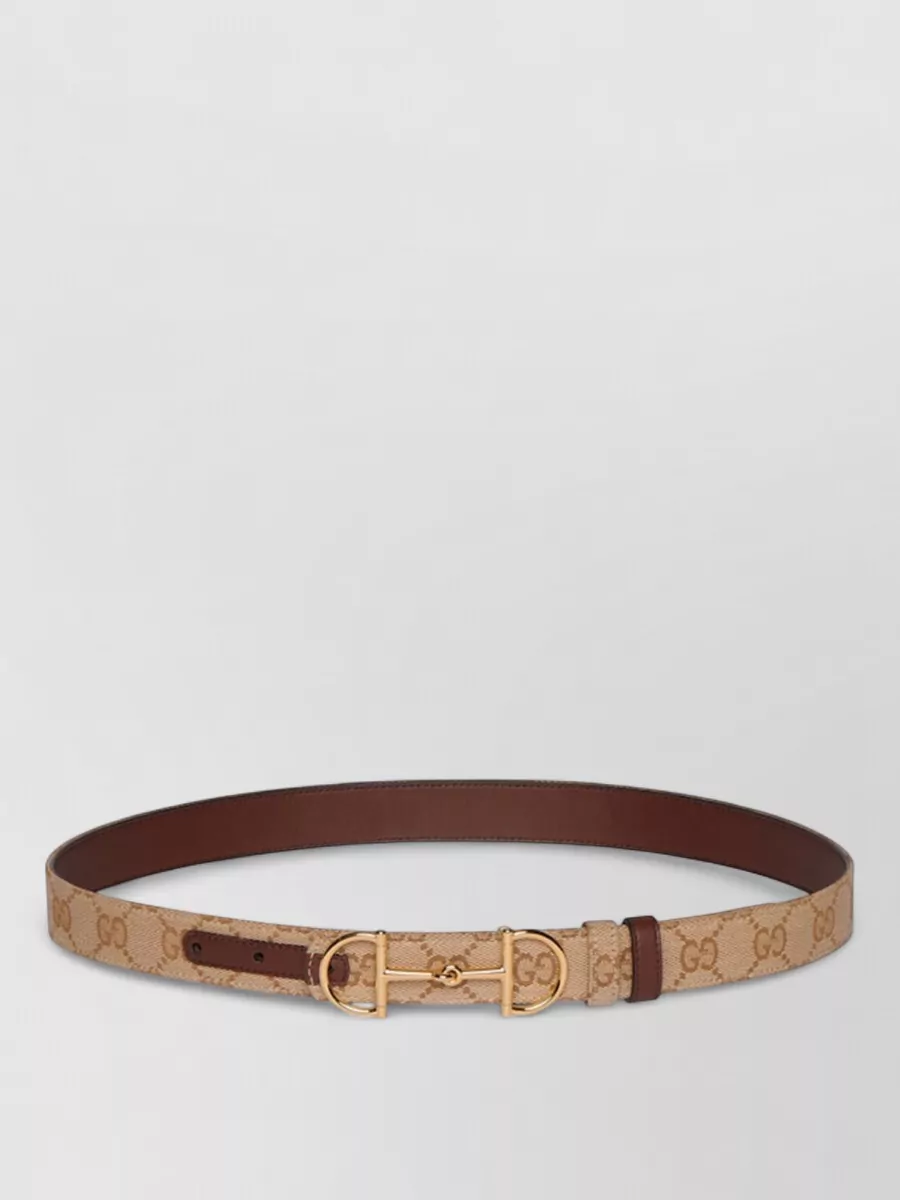 Gucci leather reversible belt
