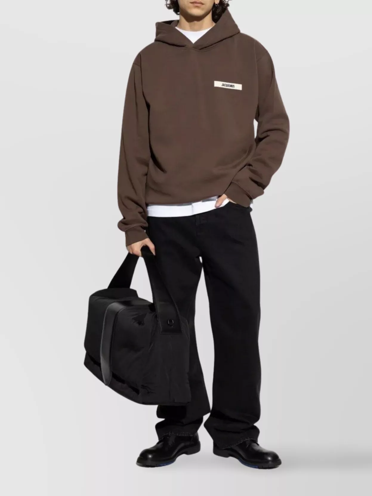 Jacquemus Ribbed Hooded Sweater Long Sleeves