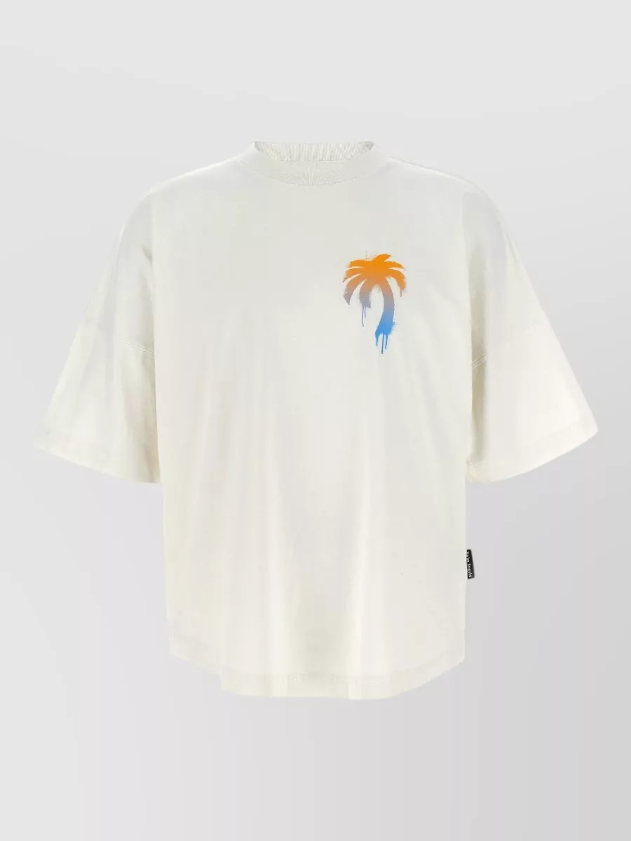 Palm Angels cotton printed t-shirt