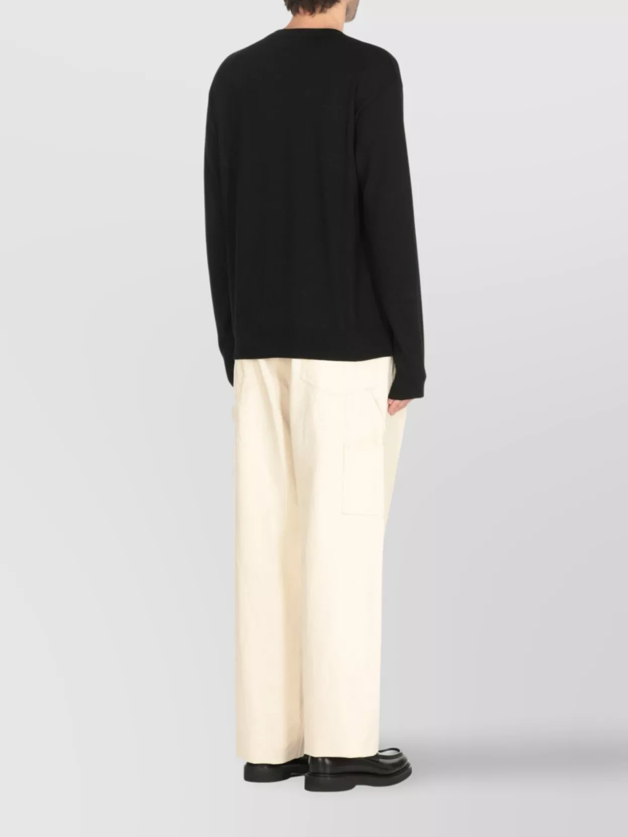 Moschino Bear Embroidered Crewneck Sweater