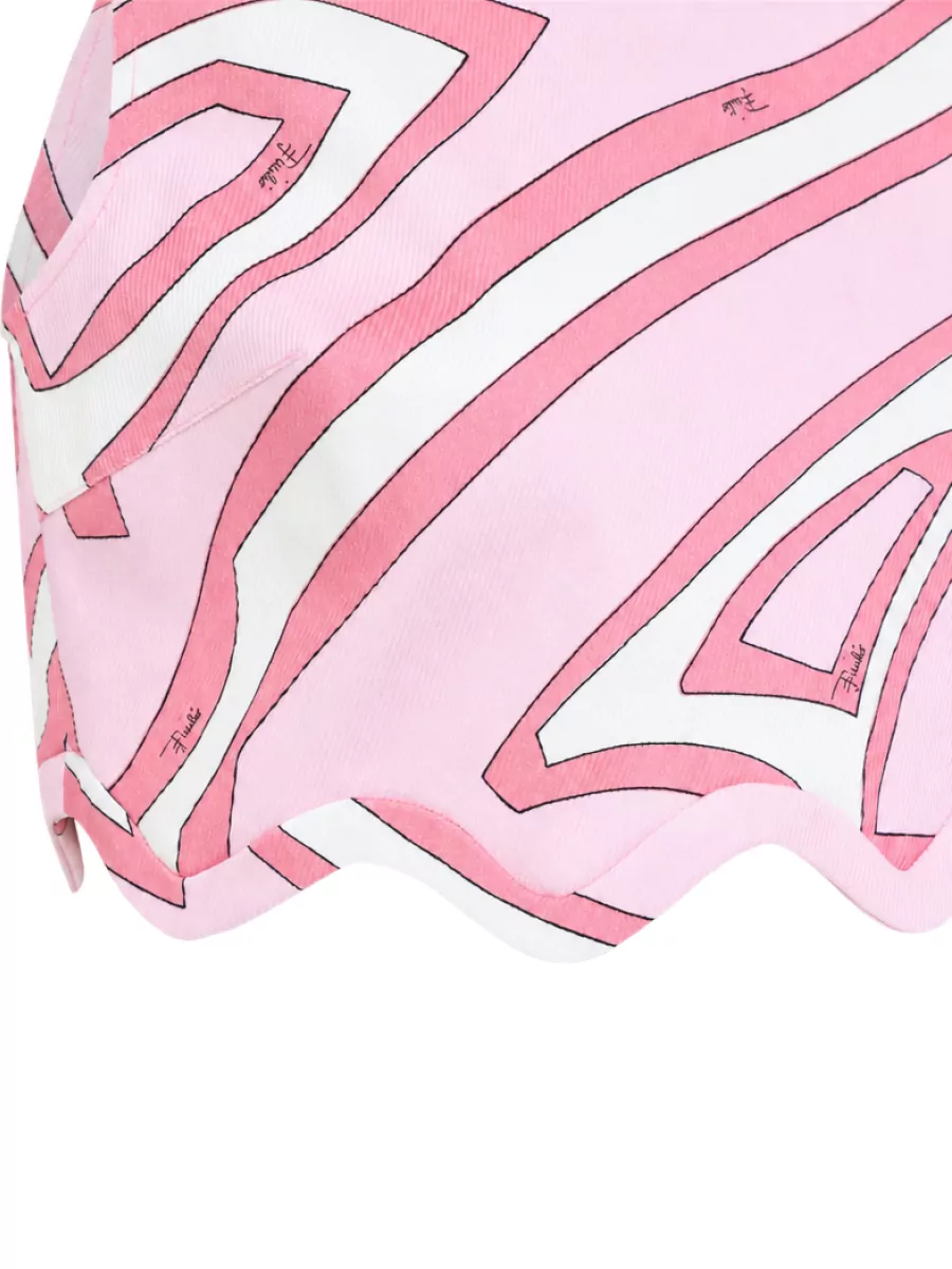 Pucci Sleeveless Cropped Top