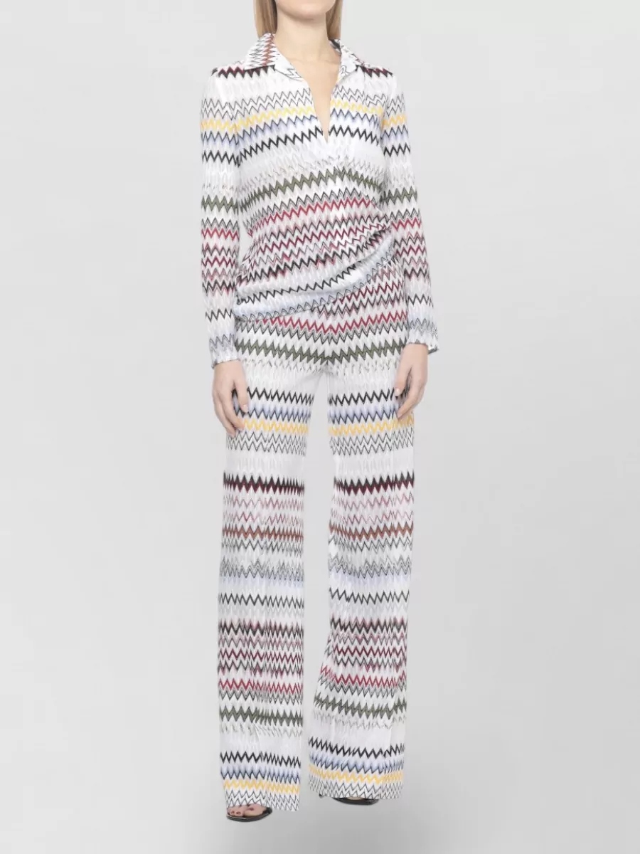 Missoni Printed Wide-Leg Trousers