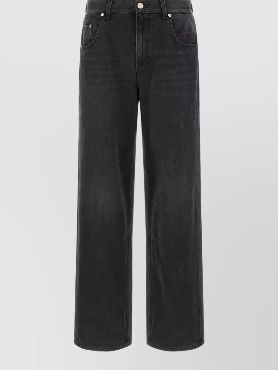 Séfr denim relaxed-fit wide-leg jeans