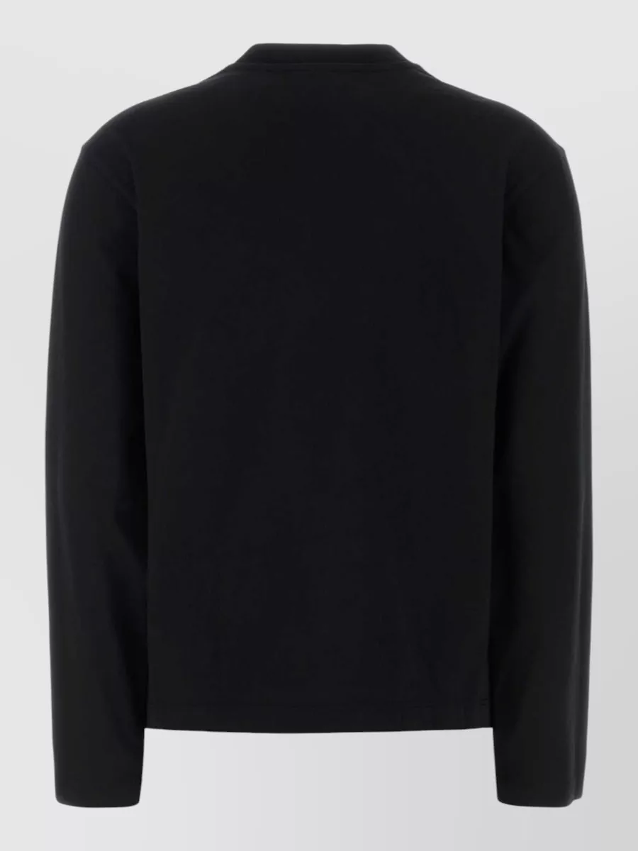 Jil Sander Cotton T Shirt Set Crew Neck Long Sleeves In Multi