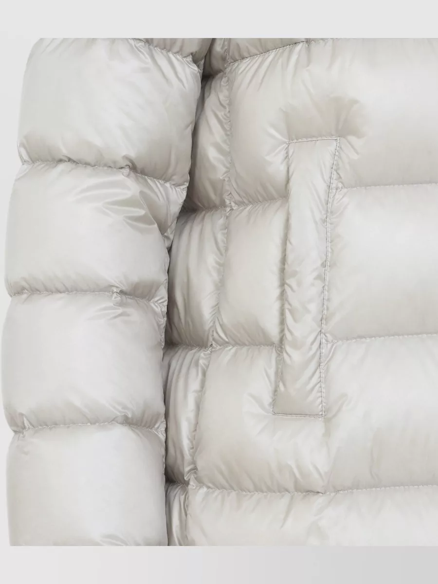 Moncler Down Hooded Midi Puffer Jacket
