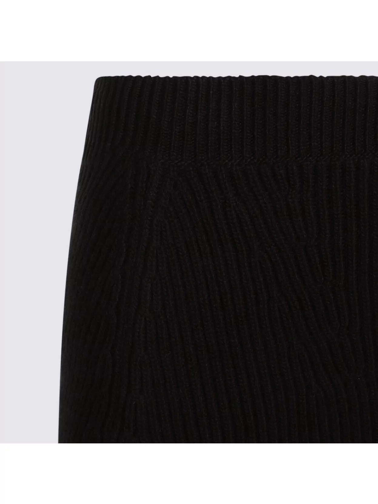 Jil Sander Minigonna In Lana Nera Donna In Black