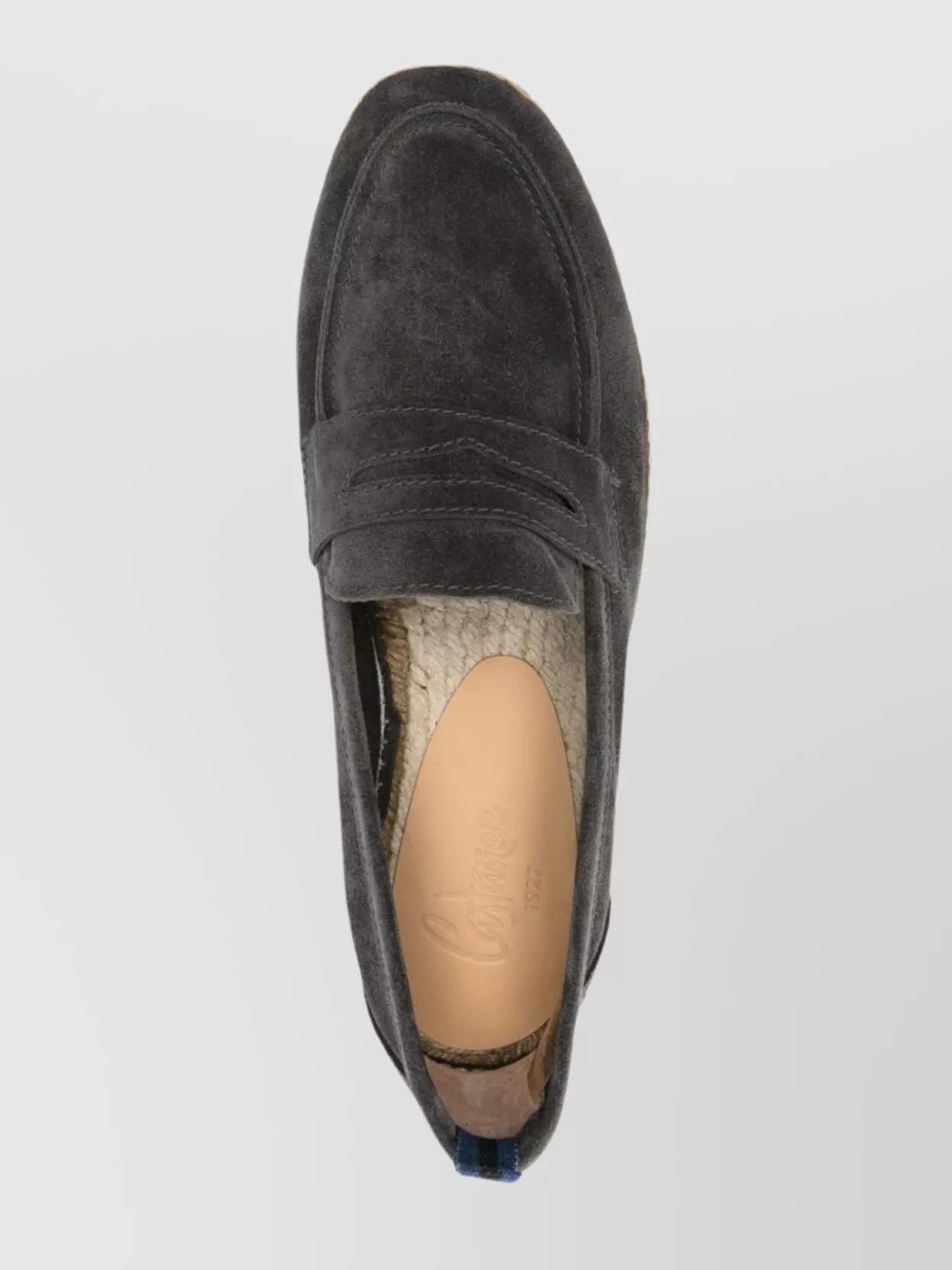 Castaner Suede Leather Espadrilles Raffia Sole