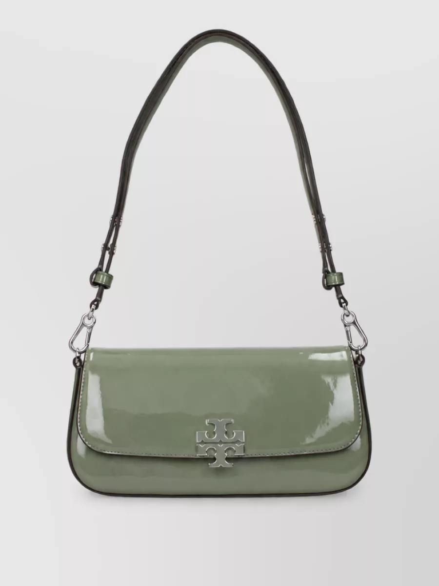 Tory Burch britten patent leather clutch bag