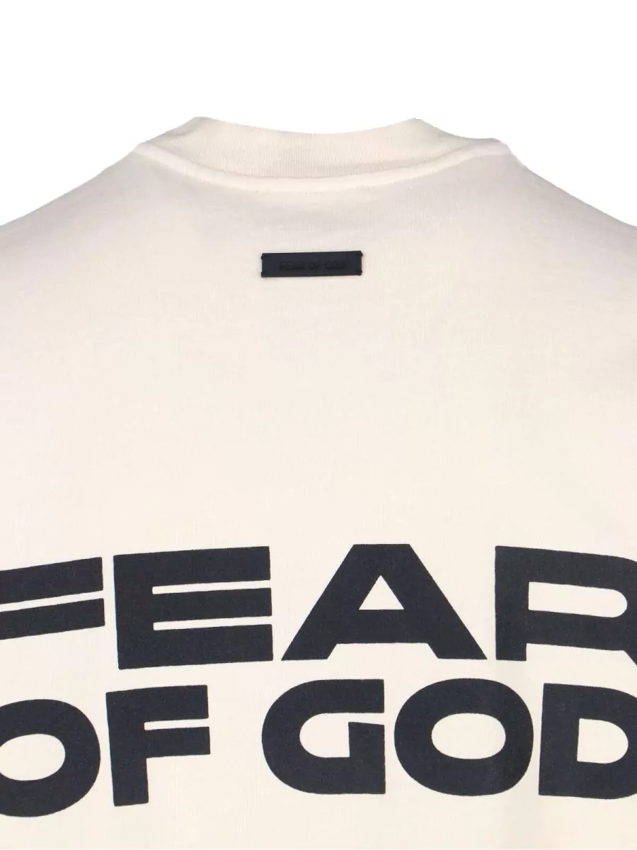Fear Of God Graphic Print Relaxed Fit Short Sleeve Top