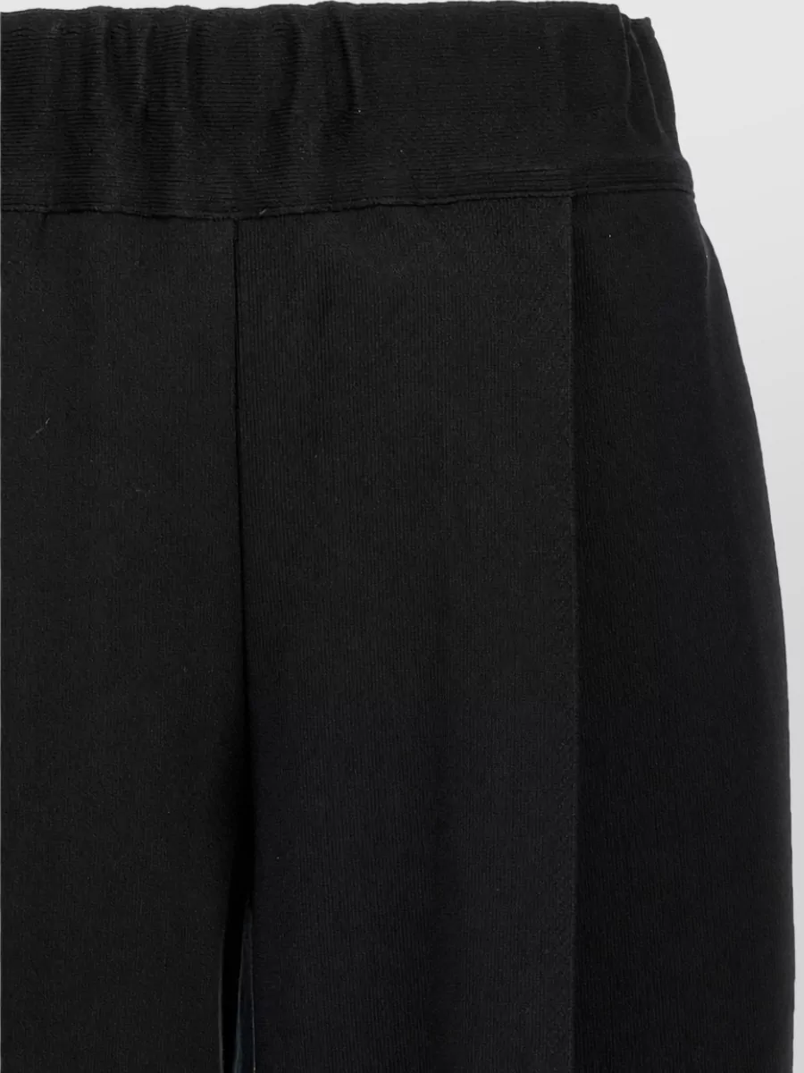 Issey Miyake Fringed Pleated Balloon-Leg Cropped Tapered Trousers