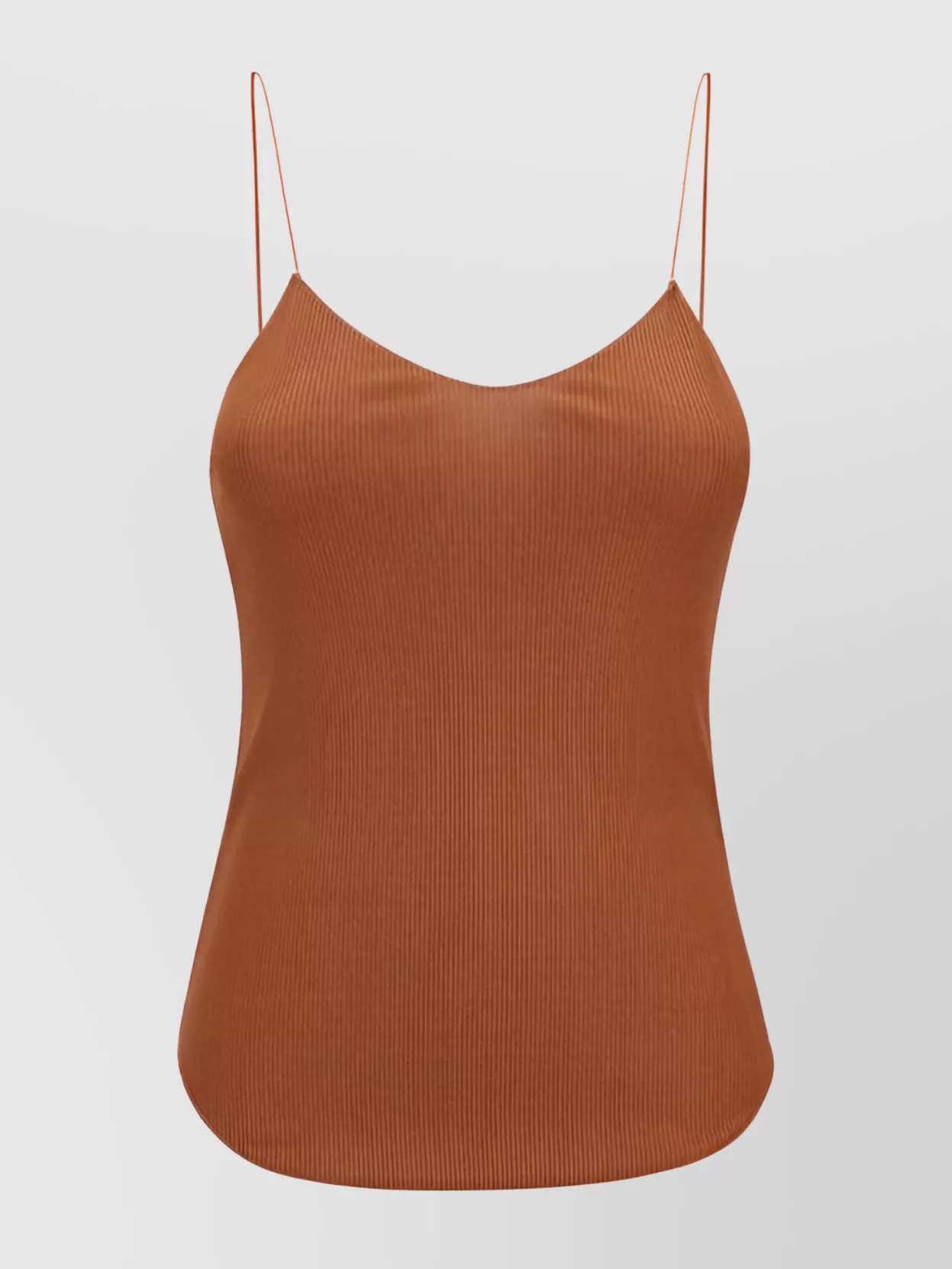 Forte Forte Ribbed Top Asymmetric Hemline