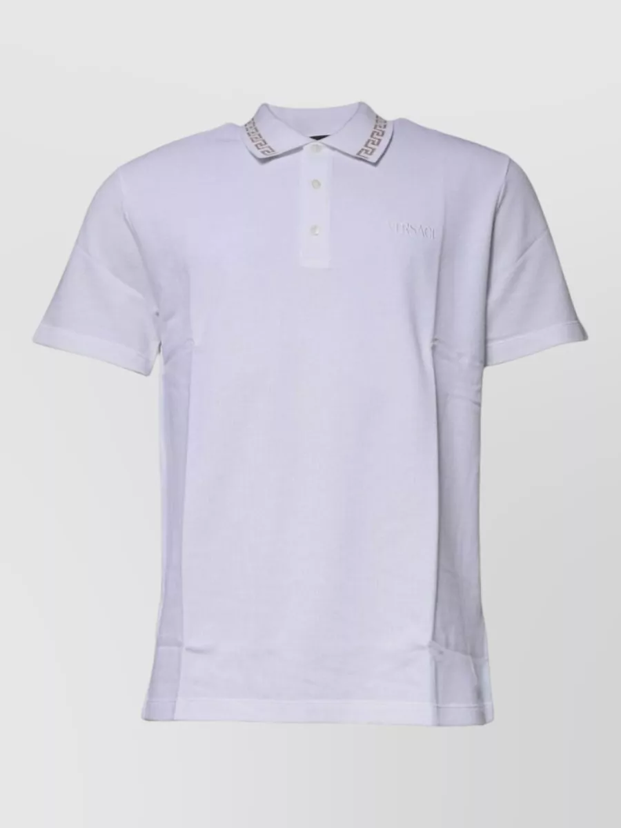 Versace viscose polo t-shirt